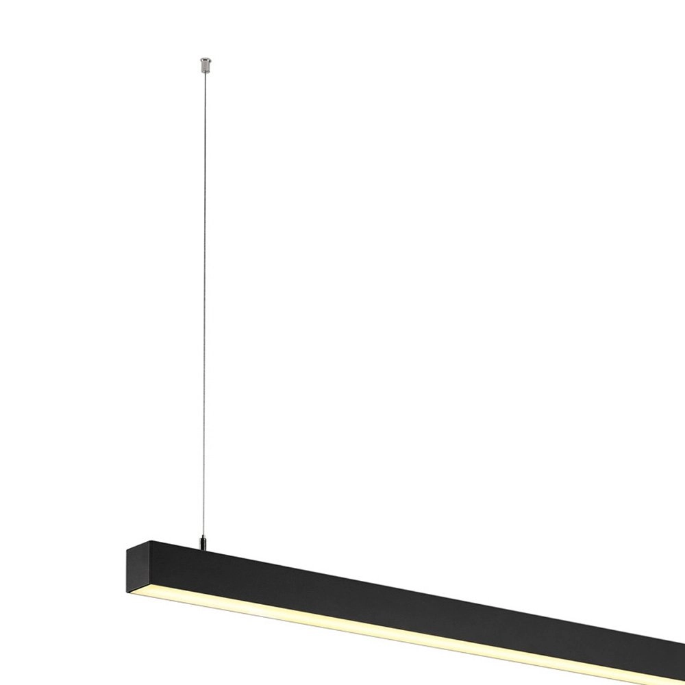Hanglamp design Q-Line dimbaar 142cm zwart SLV 4024163196116