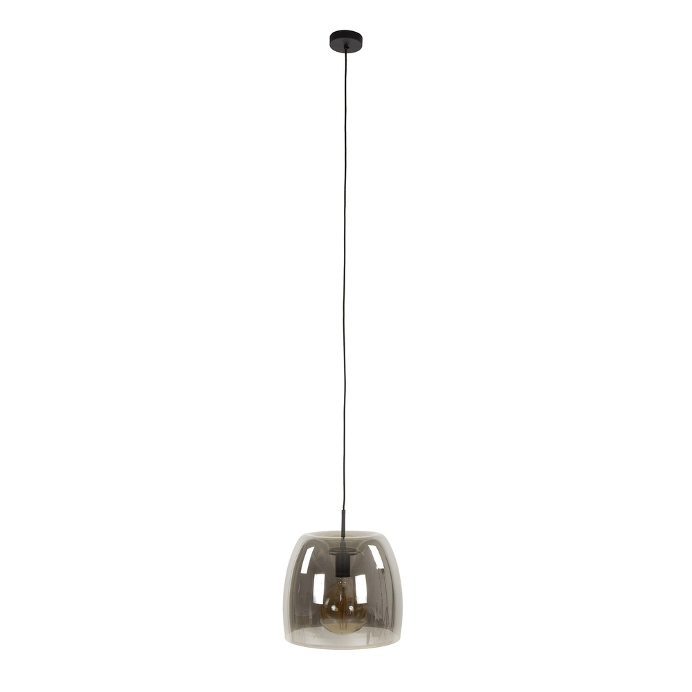 Glazen hanglamp Drift Ø 35cm - smoke glas Lyora 8716803512696