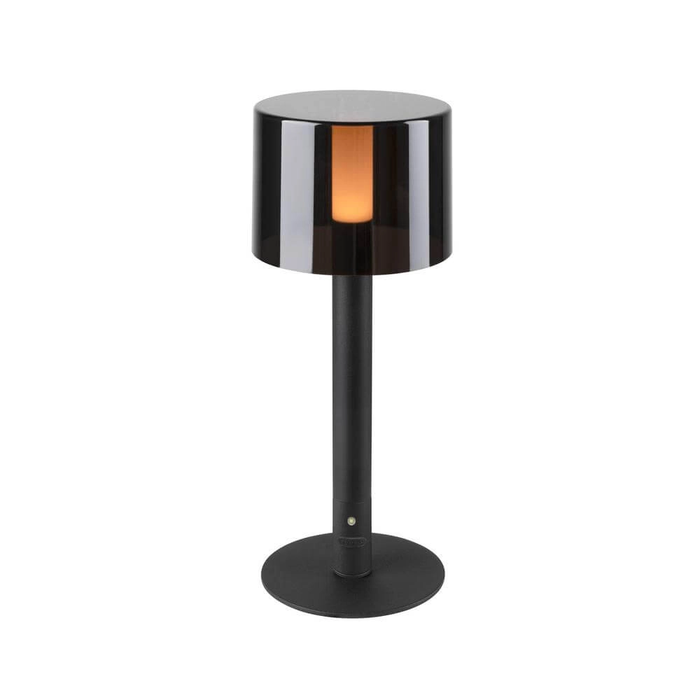 Tafellamp Taha oplaadbaar zwart 2700K SLV 4024163278058
