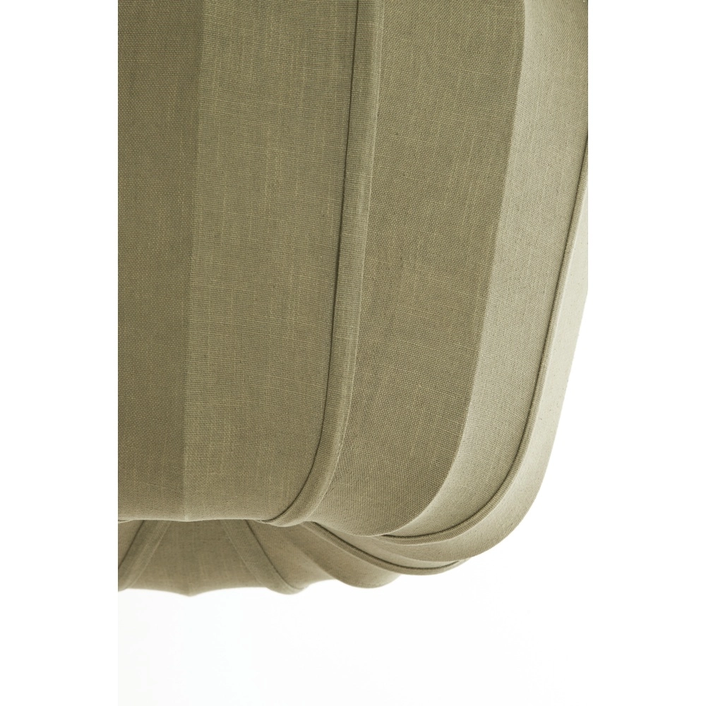 Japandi hanglamp Zubedo Ø 40cm - olijf groen Light & Living 8717807835873