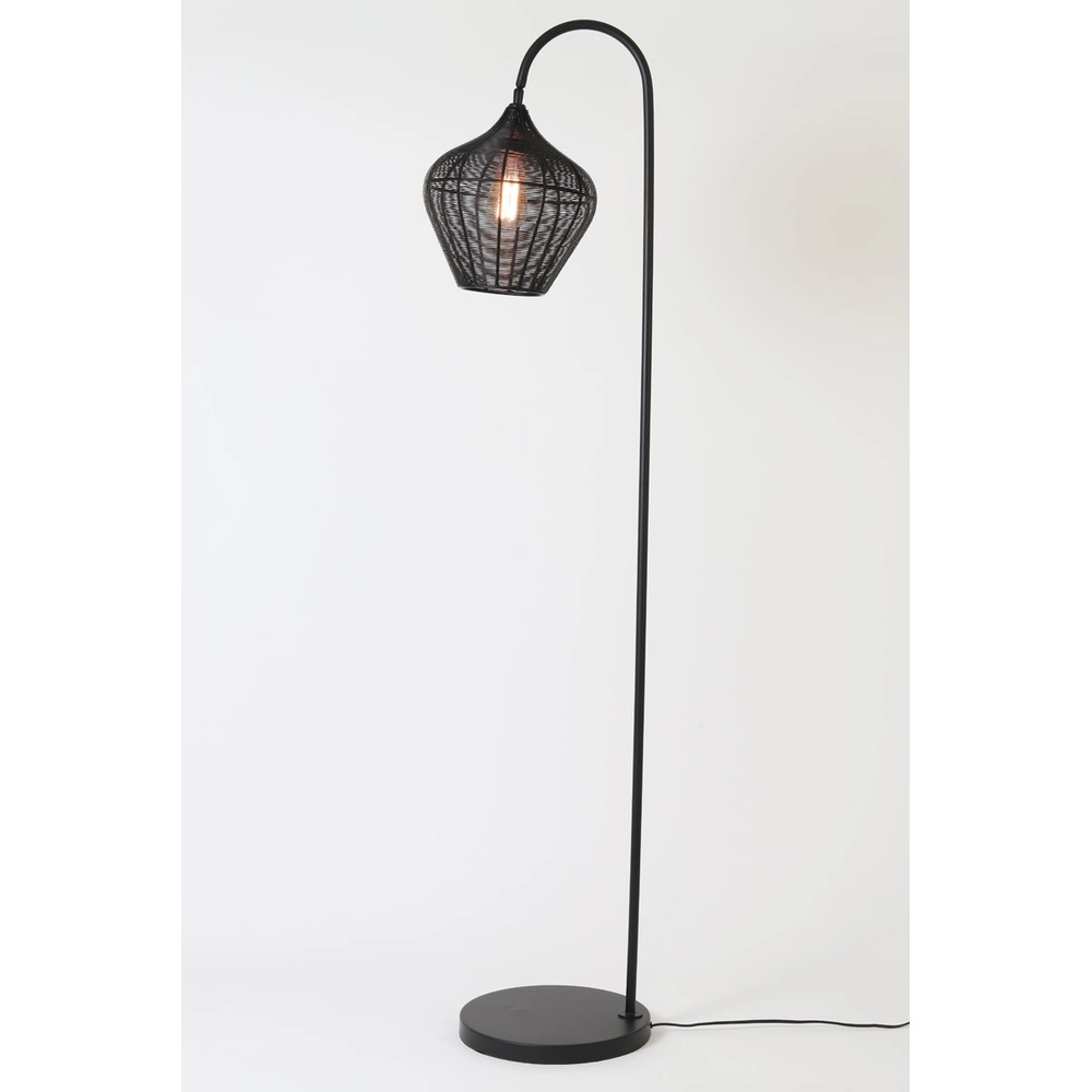 Vloerlamp Alvaro zwart Light & Living 8717807602635