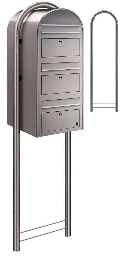 Brievenbus Trio i RVS Bobi 6417237015112