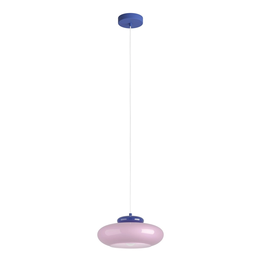Design hanglamp Berardelli roze met blauw Ø 32cm Eglo 9008606405015