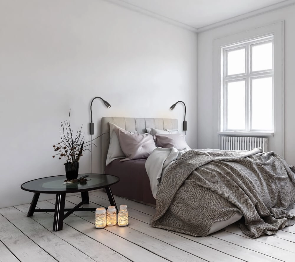 Led leeslampje Sten zwart Fischer & Honsel 4001133301701