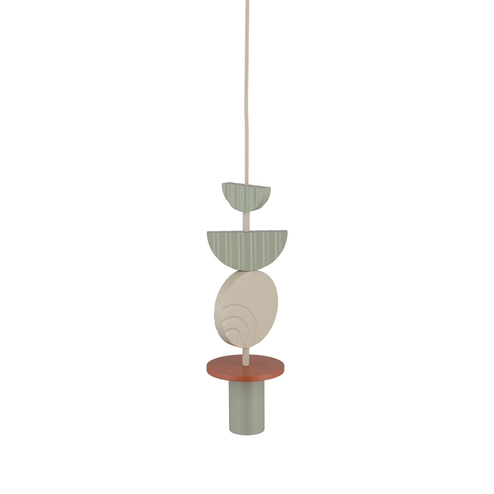 Unieke hanglamp Drops Color saliegroen Lyora 5903139111935