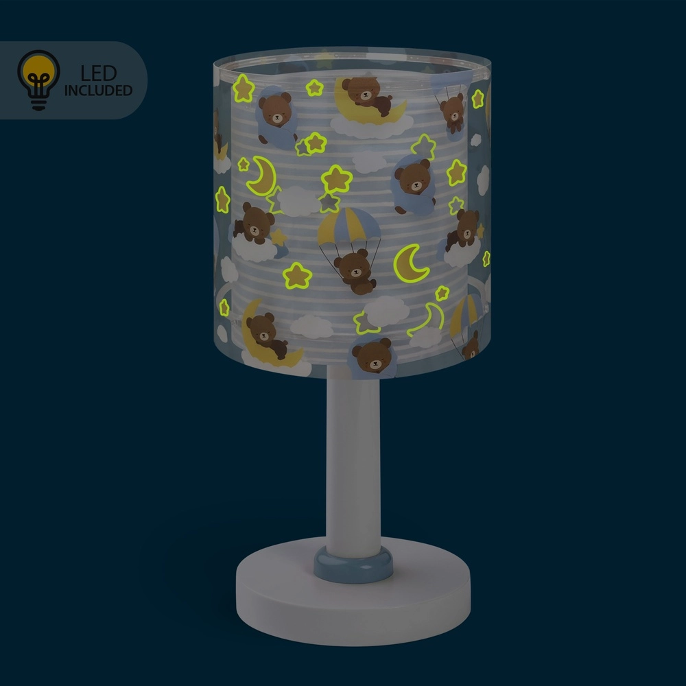 Kinderkamer tafellamp Baby Teddy blauw Dalber 8420406002170