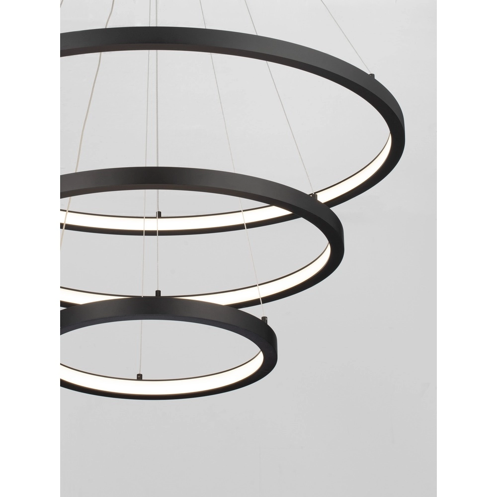 Zwarte hanglamp Empatia design triple Lyora 5212017442710