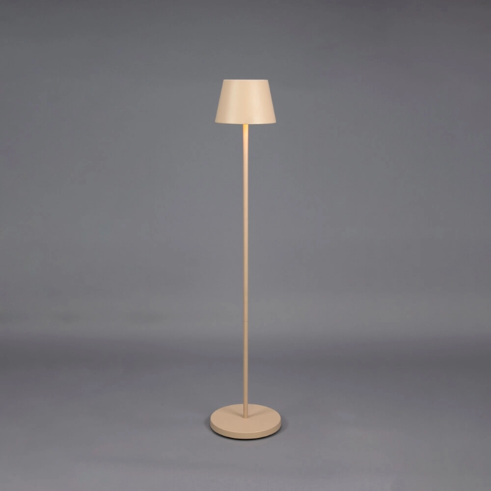 Oplaadbare vloerlamp Pomezia Medium zand bruin KonstSmide 7318307841336