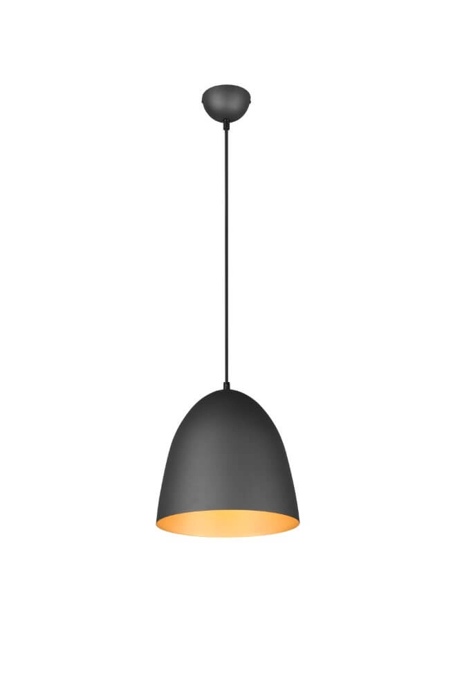Zwarte hanglamp Tilda Ø 25cm Trio 4017807522297