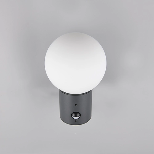 Bol wandlamp Mures antraciet met sensor Trio 4017807687200