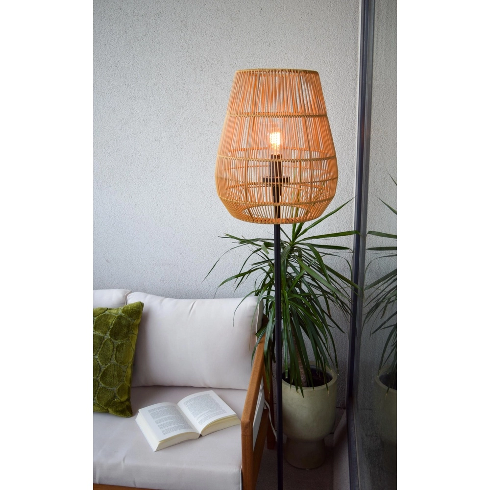 Vloerlamp Nerida rotan IP44 - Ø 35cm Lucide 5411212031914