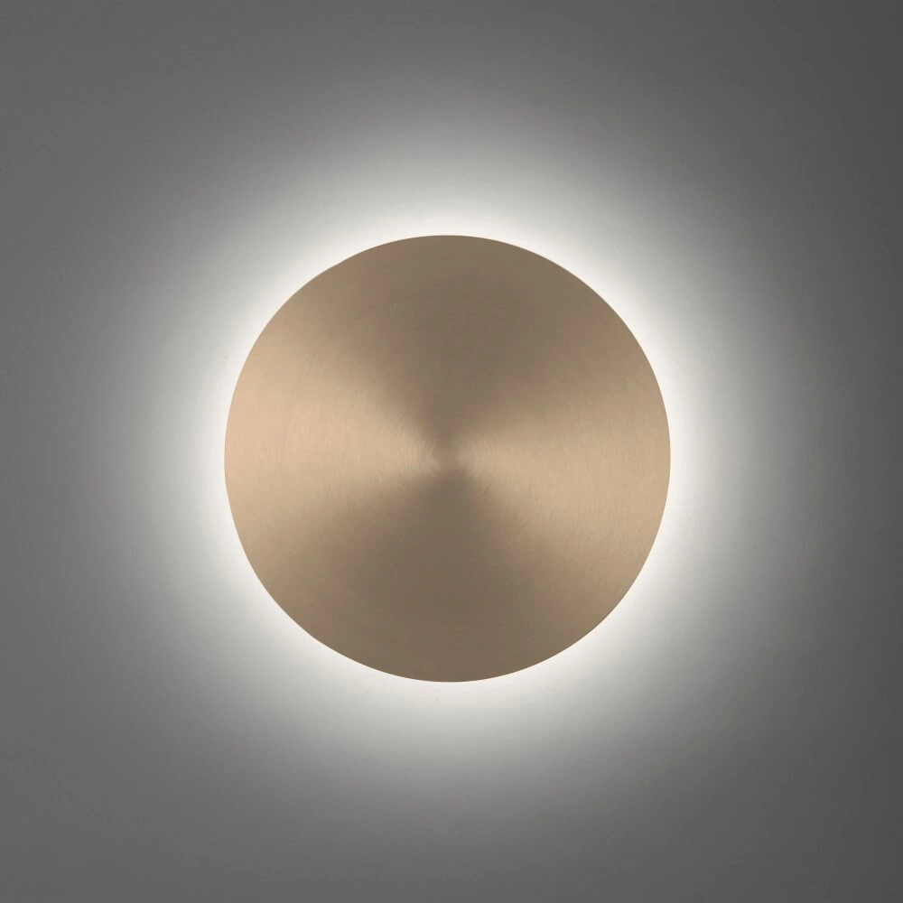 Design wandlamp Akku Puntua Ø 25cm messing Paul Neuhaus 4012248372524