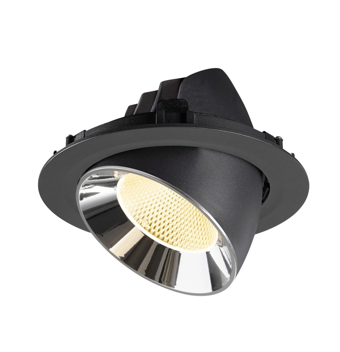 Inbouwspot Numinos Gimble XL zwart/chroom 3000K - 20gr SLV 4024163308700