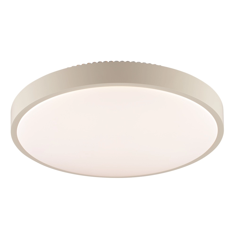 Plafonniere Solistra zand bruin met wit Ø 44,5cm Brilliant 4004353478994