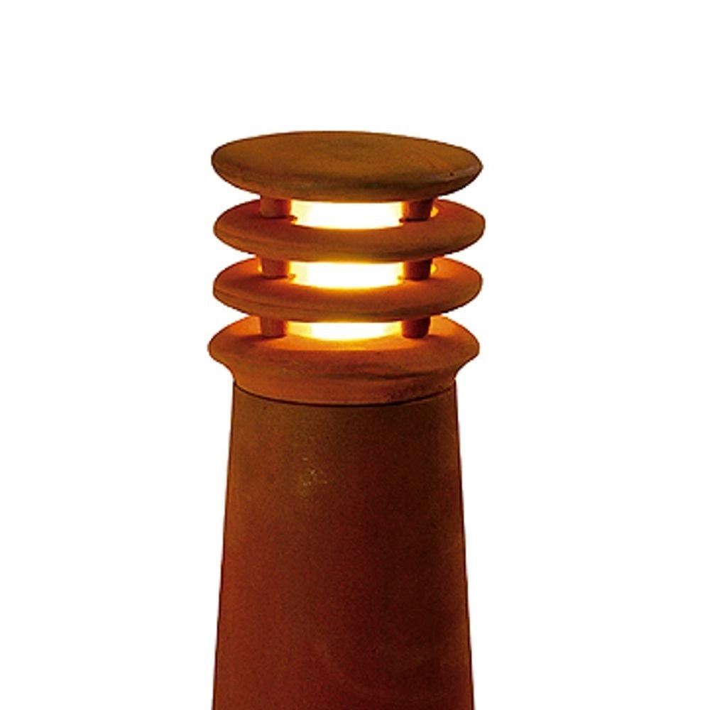 Unieke roestige buitenlamp Rusty 40 rond SLV 4024163090155