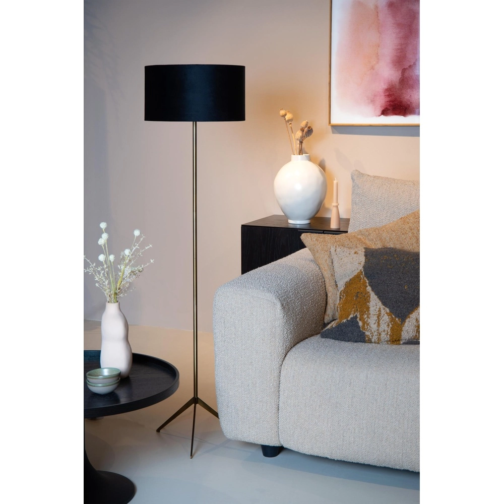 Vloerlamp Tondo goud
