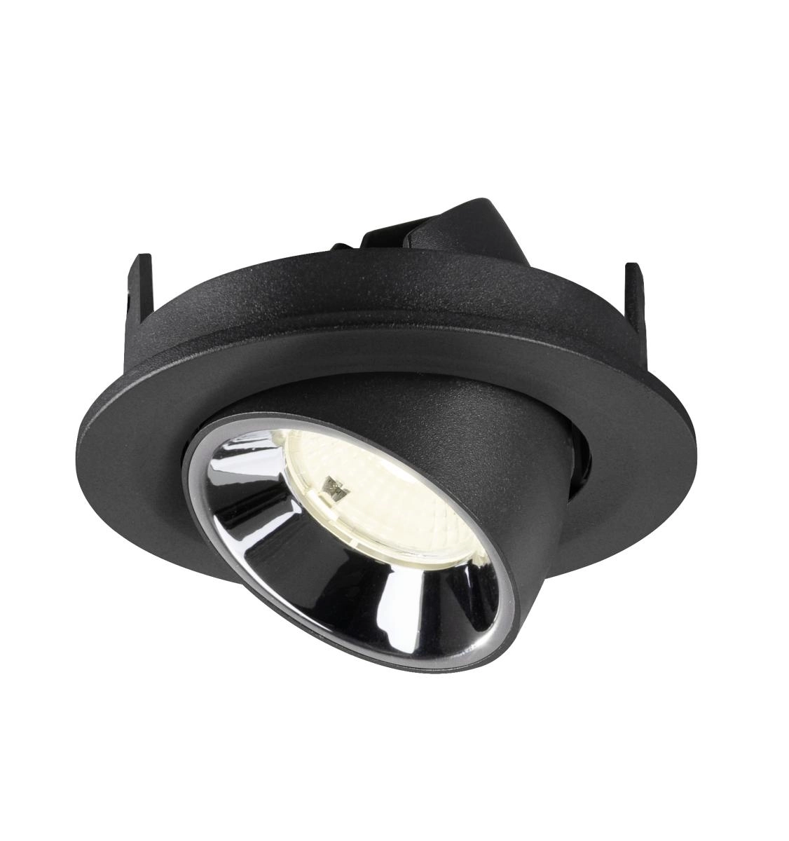 Inbouwspot Numinos Gimble S zwart/chroom 4000K - 55gr SLV 4024163313315
