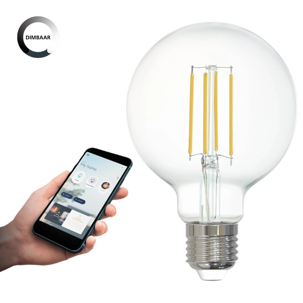 Led lampenbol Zigbee - E27 - 6 watt - 2700K - G80 Eglo 9002759122287