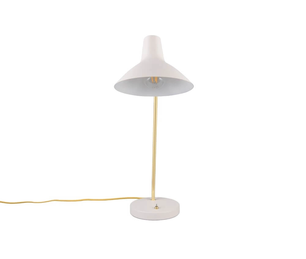 Strakke bureaulamp Traveller wit Trio 4017807613728