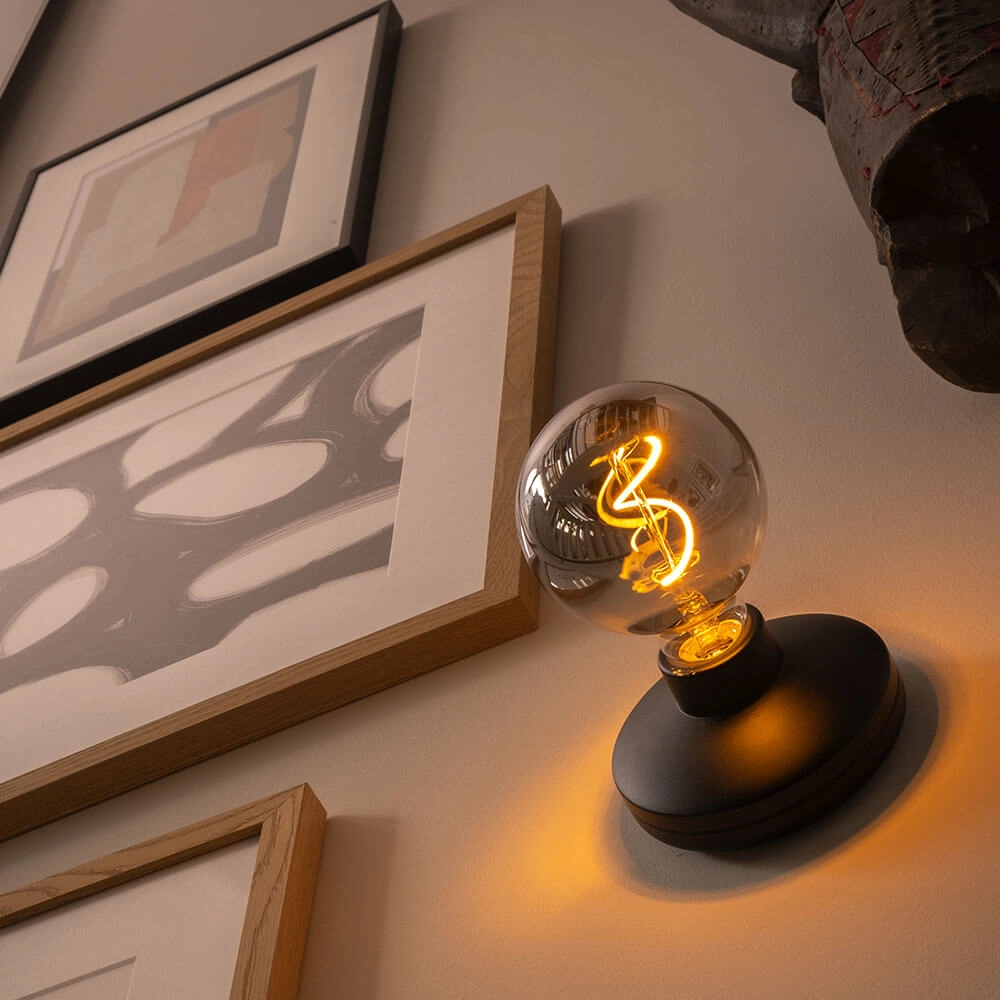 Oplaadbare wandlamp Bee Black Smoked Humble 7446023299213