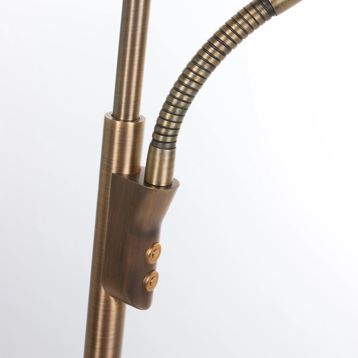 Vloer Leeslamp Zenith 2-lichts bronsbruin Steinhauer 8712746122800