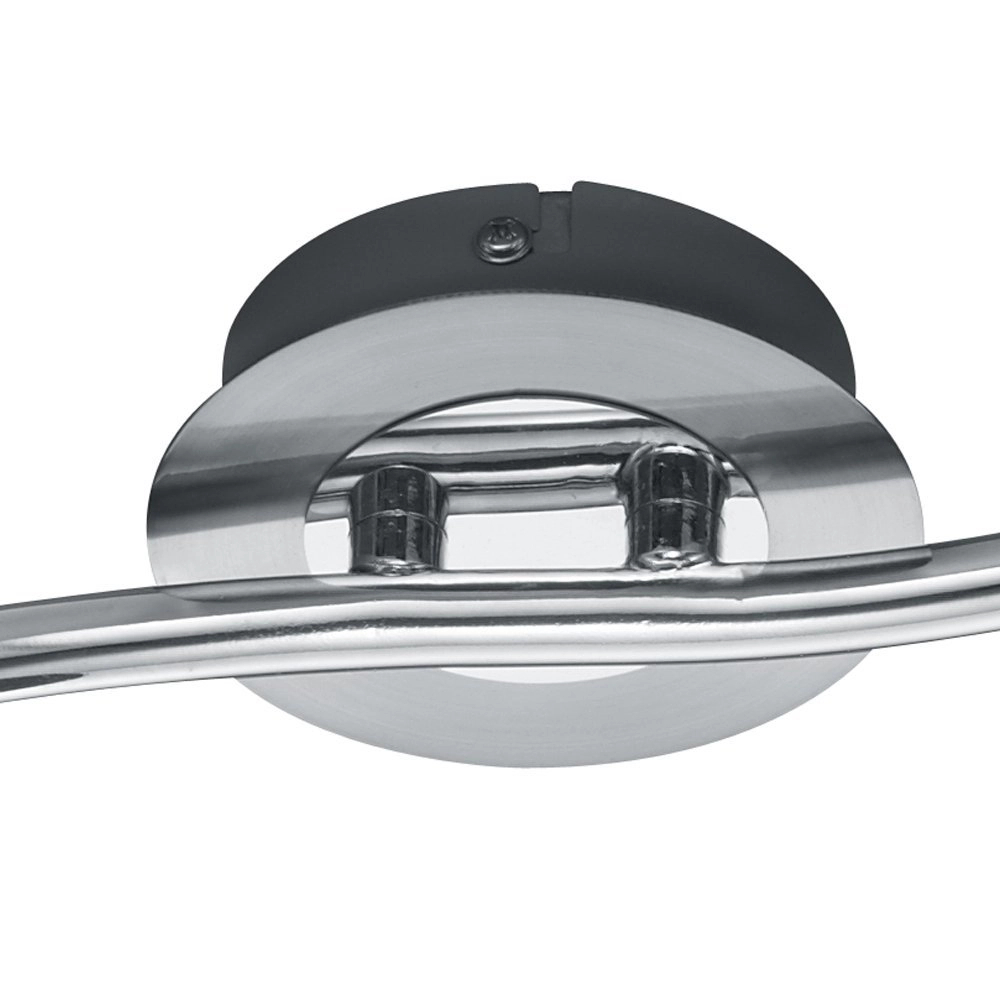 Moderne plafondspot Levisto 2-lichts nikkel mat Trio 4017807281651