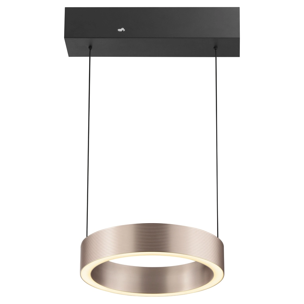 Design hanglamp Axion zwart met bruin Brilliant 4004353477188
