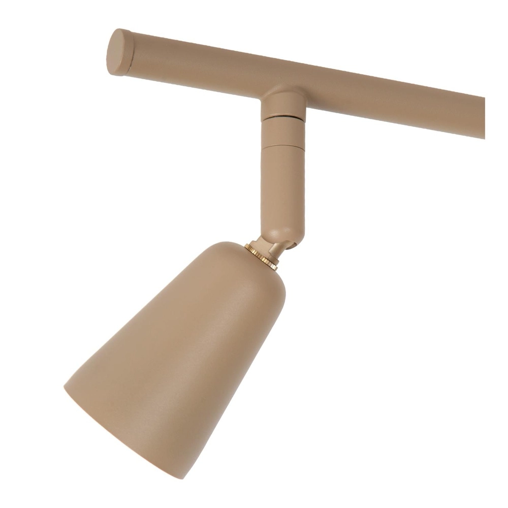 Plafondspot Tiana 2-lichts taupe Lucide 5411212650375