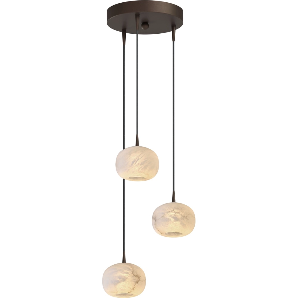 Design hanglamp Alta 3-lichts cacao Masterlight 8718121438160