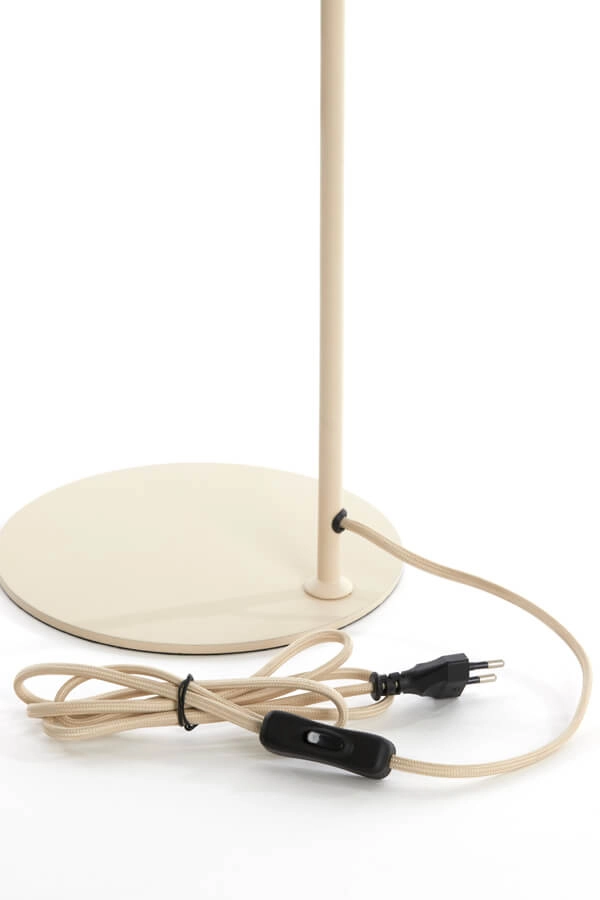 Crème tafellamp Elati Ø 20cm japandi Light & Living 8717807702694