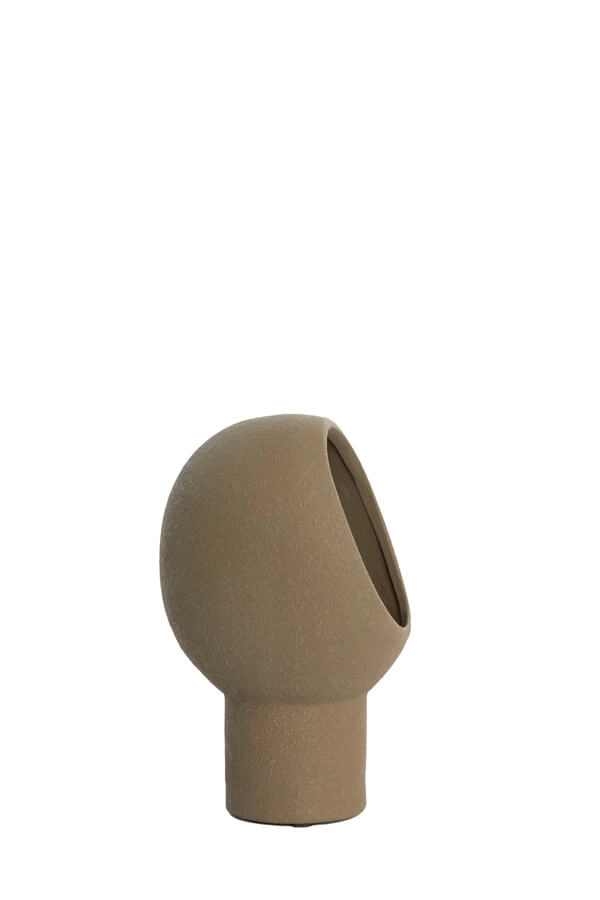 Tafellampje Monk bruin 30cm Light & Living 8717807706272