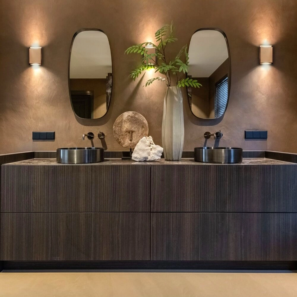 Wandlamp Diaz L Brons geborsteld Artdelight 8720701100305