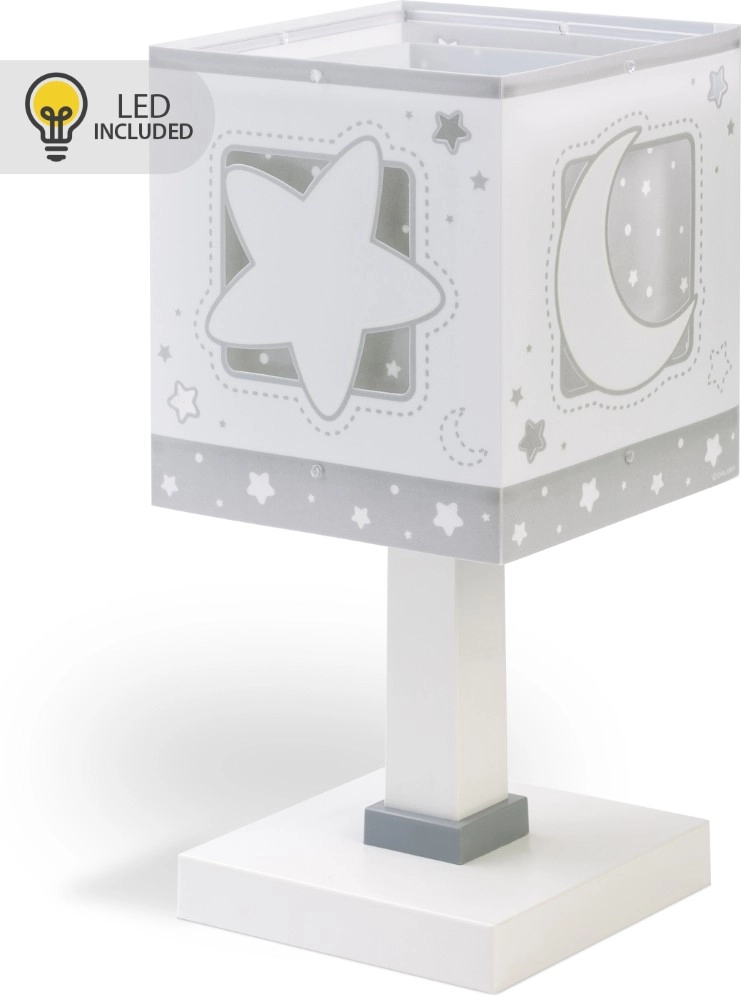 Tafellampje Moonlight glow in the dark wit