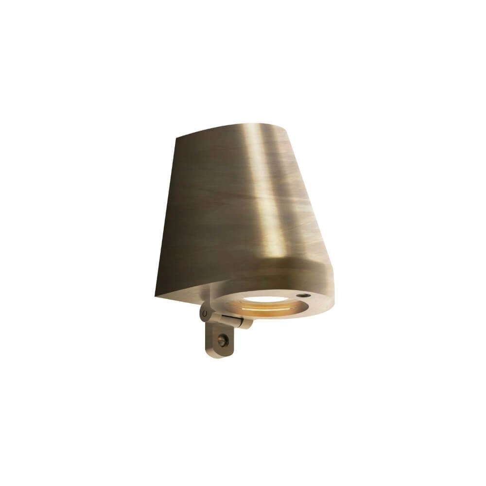 Buitenlamp downlight Beamy Wall verweerd messing Buitenlamp downlight Beamy Wall verweerd messing