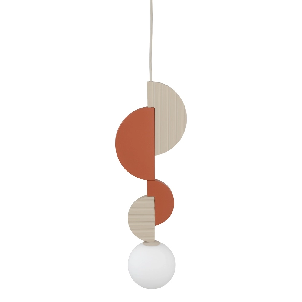 Unieke hanglamp Drops Color terracotta Lyora 5903139111942