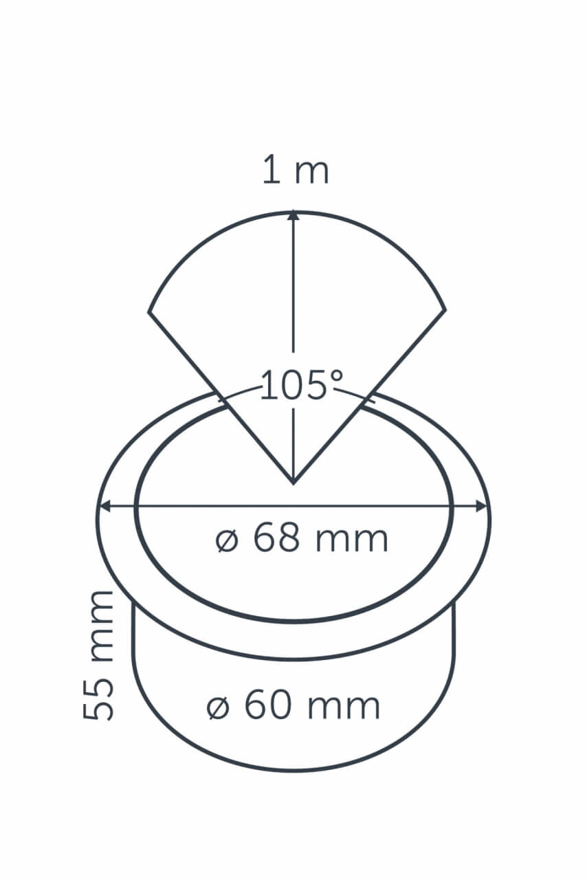 Inbouwspotje Fusion 12 volt LED In-lite 8717051003363