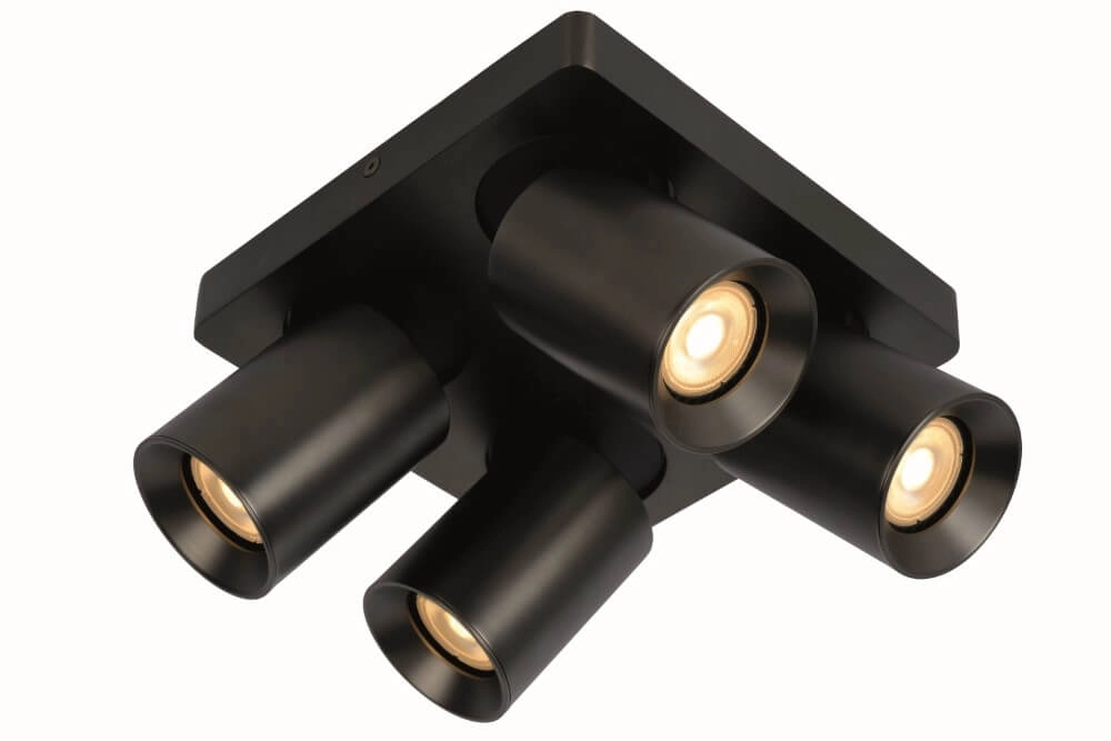 4-lichts opbouwspot Megano antraciet richtbaar