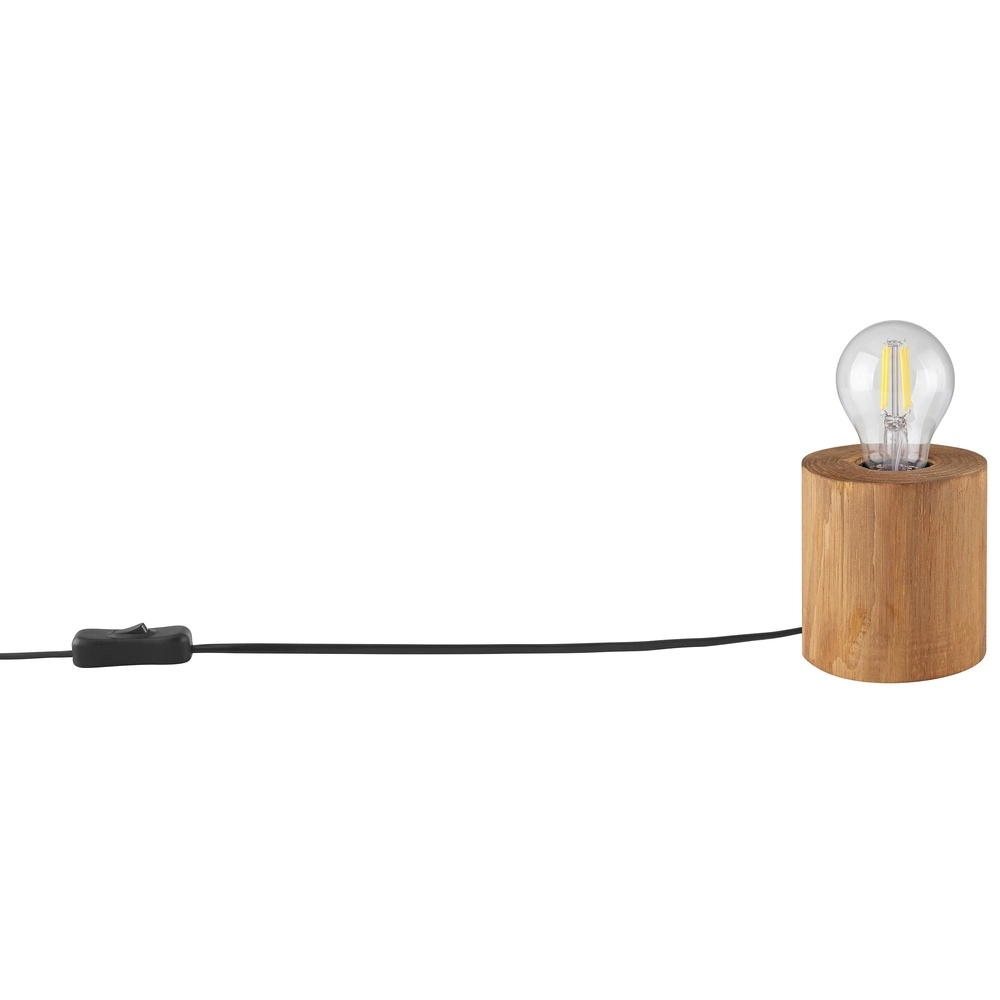 Natuurlijke tafellamp Woodra hout zonder lichtbron Brilliant 4004353478031