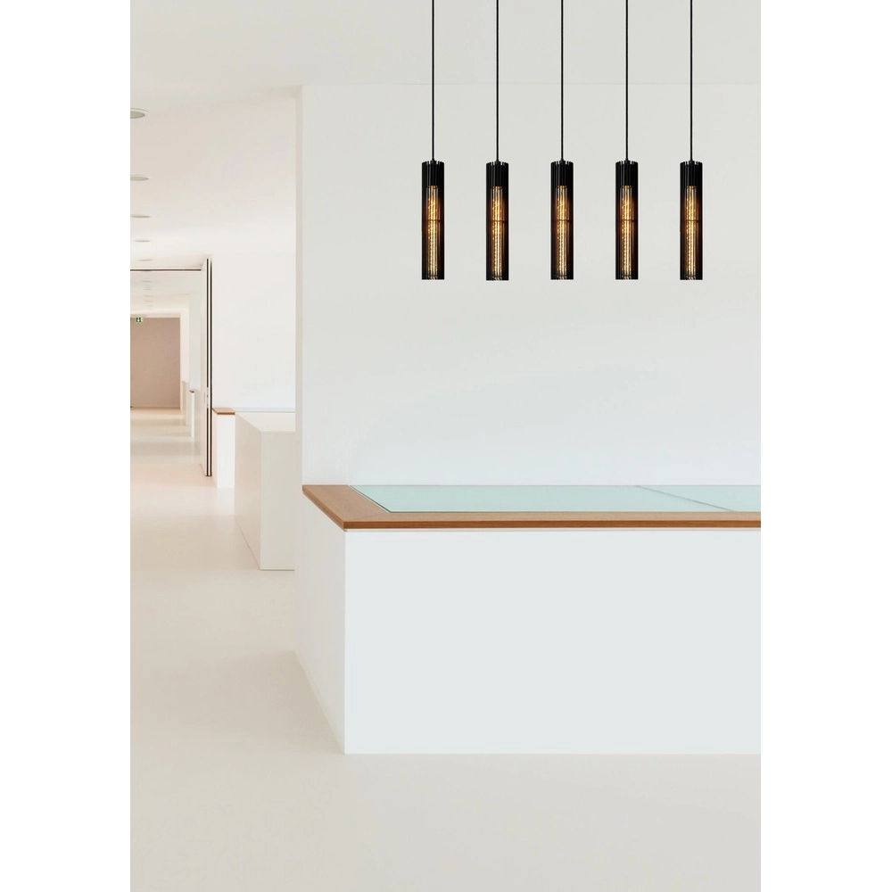 Design hanglamp Lionel 5-lichts zwart Lucide 5411212730435