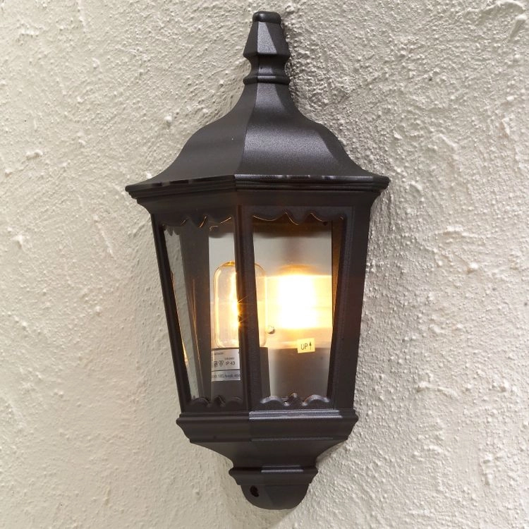 Klassieke muurlamp Firenze Flat zwart KonstSmide 7318307229752