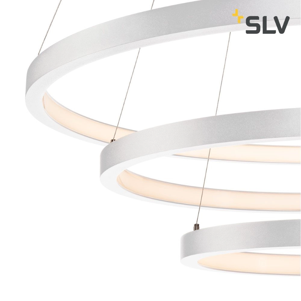 Led hanglamp One Triple 3-rings Ø 80cm dimbaar wit SLV 4024163231084
