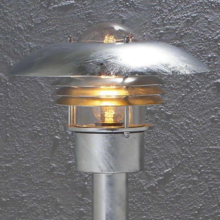 Staande lamp Modena Grid 98cm zinkgrijs KonstSmide 7318307301328
