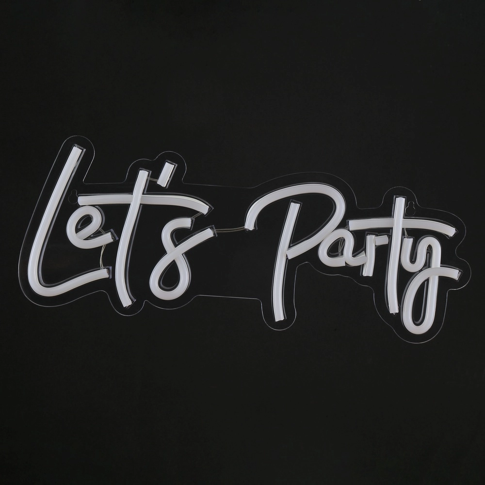 Neon wandlamp Neon-Tales "Let's party" Brilliant 4004353477874