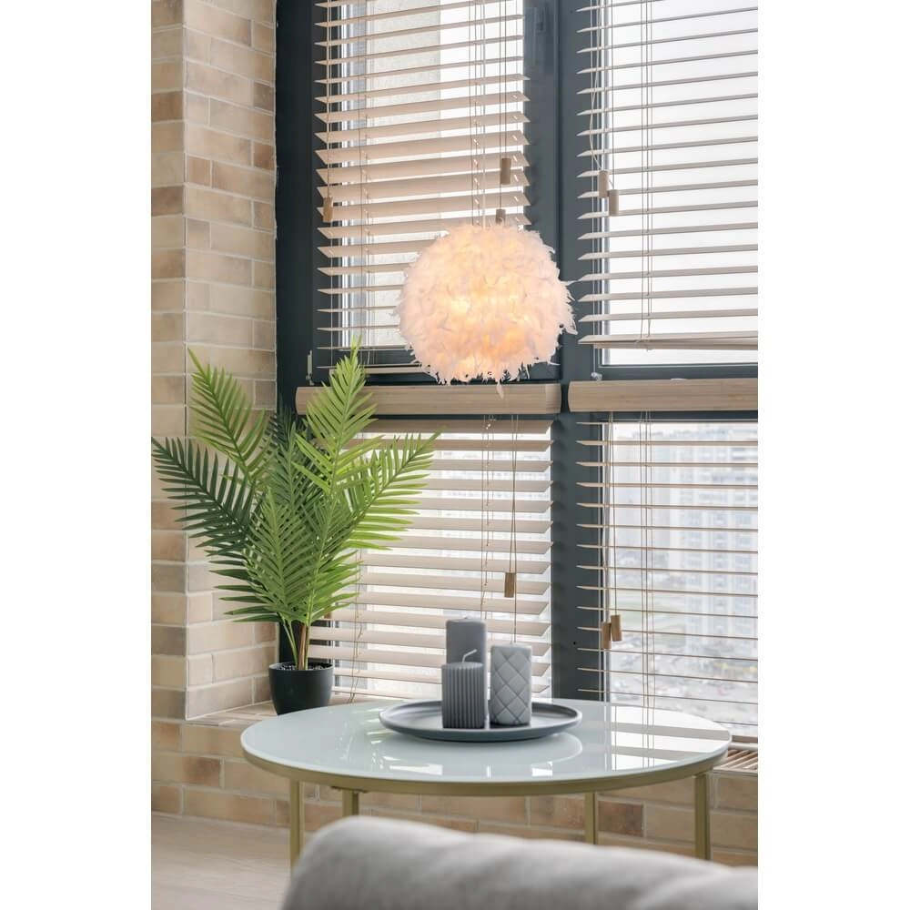 Witte hanglamp Katunga Ø 45cm Globo 9007371353446