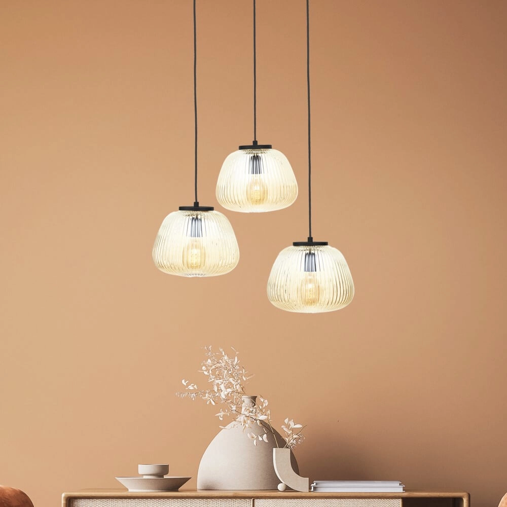 3-lichts hanglamp Kaizen rond Brilliant 4004353430107