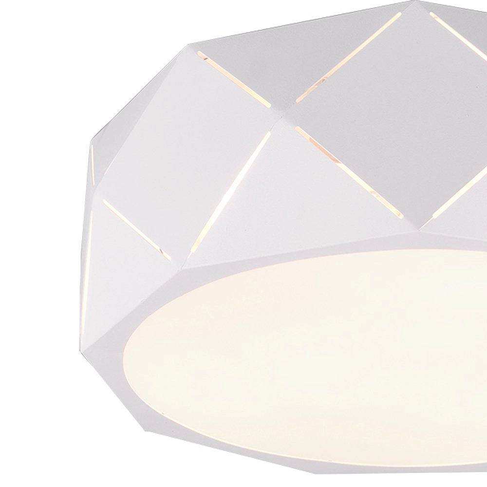 Design planfondlamp Zandor Ø 40cm wit Trio 4017807422047