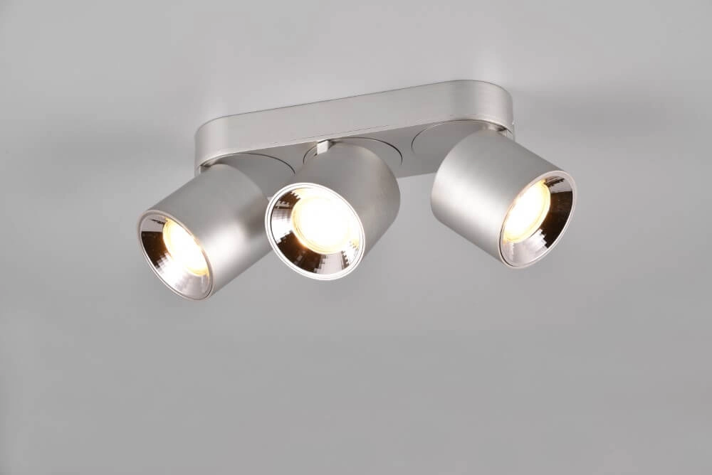 Plafondlamp Guayana 3-lichts nikkel Trio 4017807574005