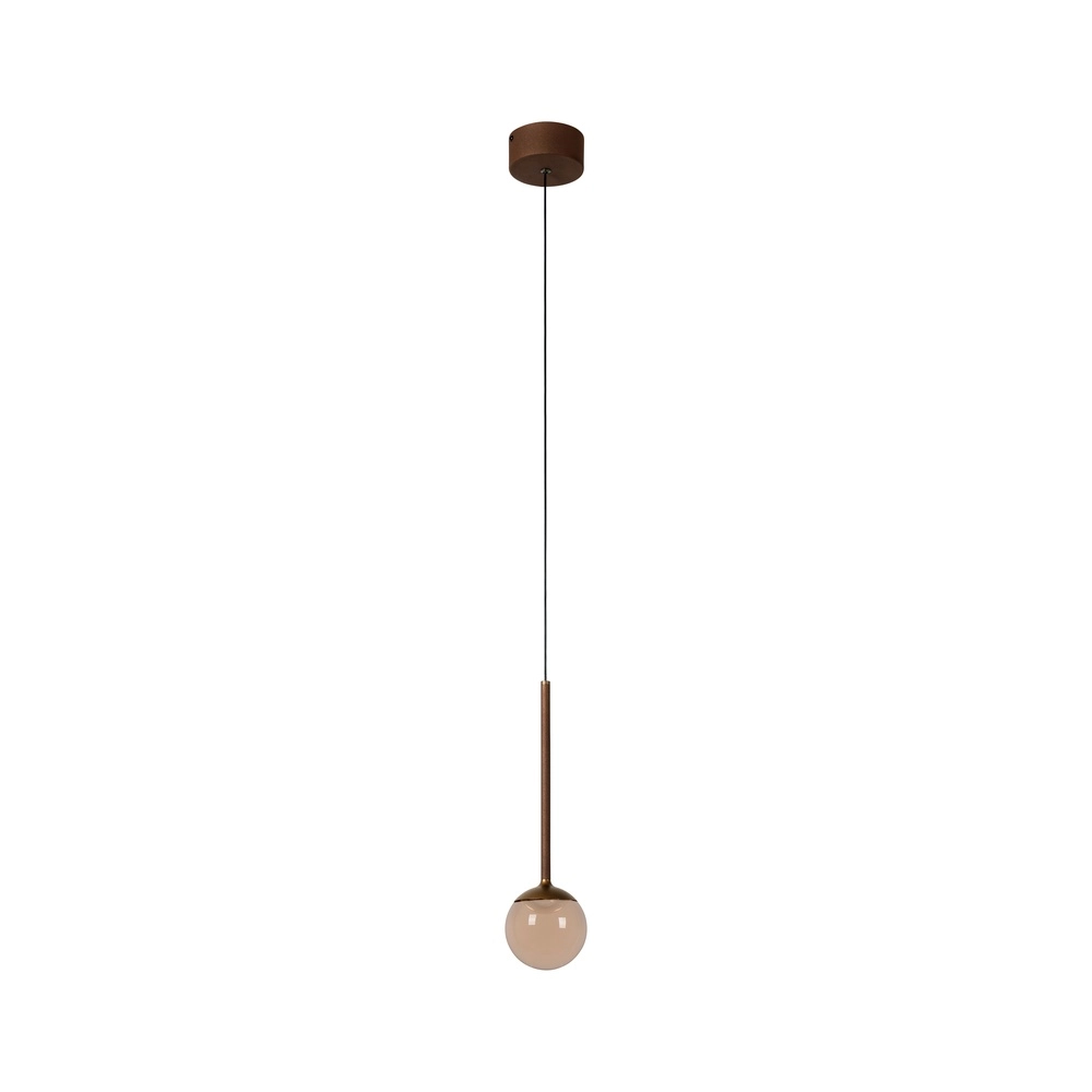 Hanglamp Calina enkel met amber bol Premium by Lucide 5411212242044