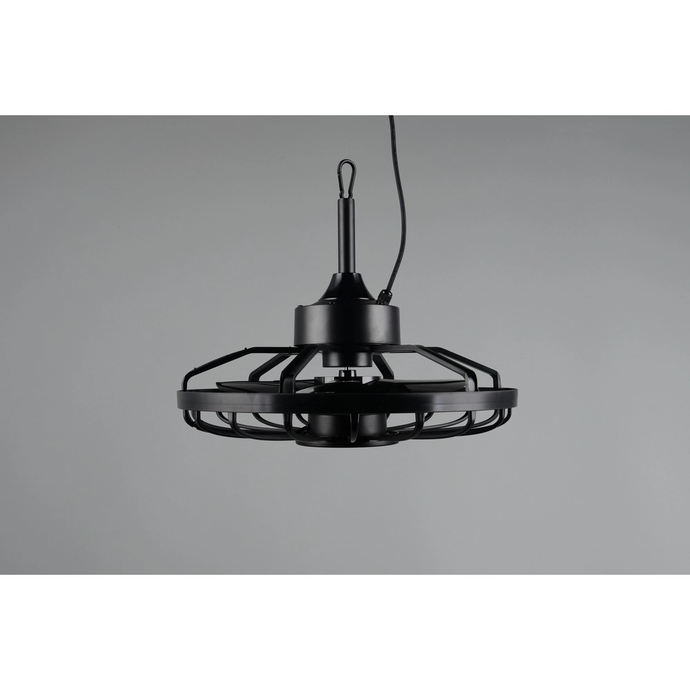 Zwarte ventilator Oslo Ø 51cm Trio 4017807689136