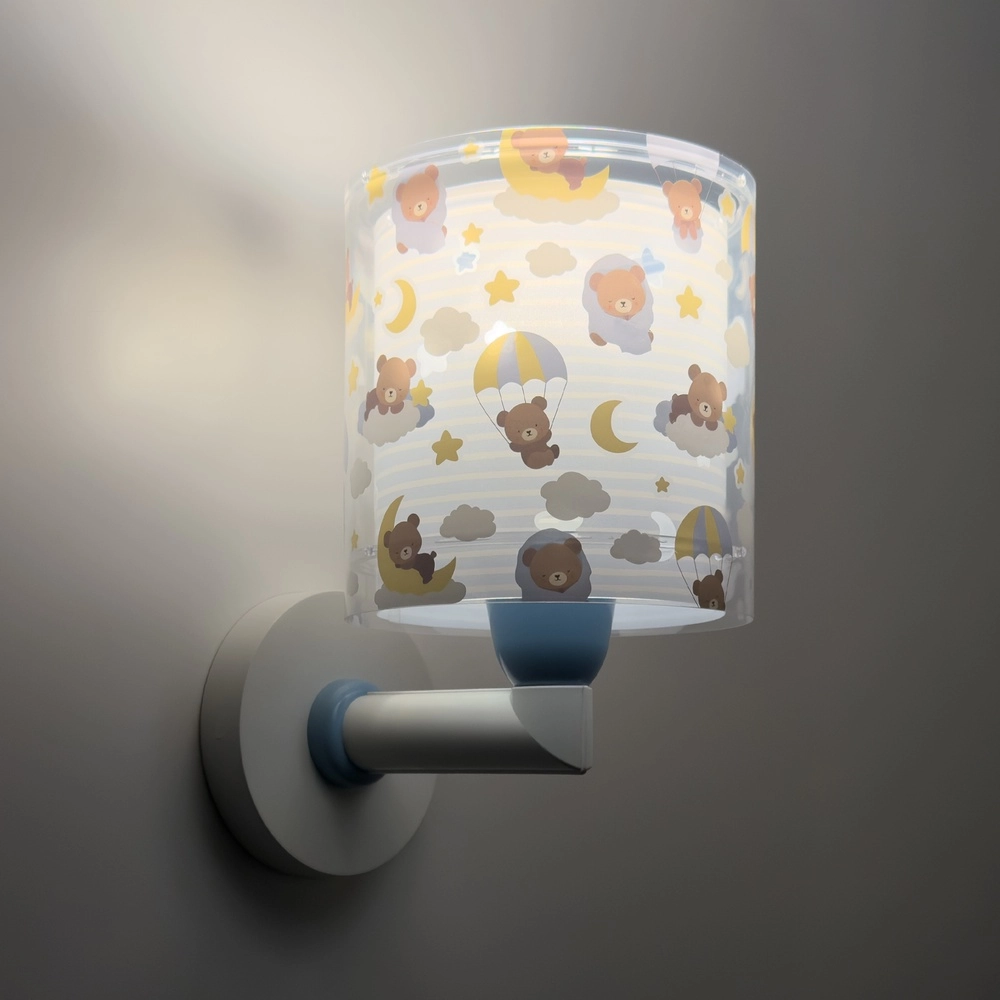 Kinderkamer wandlamp Baby Teddy blauw Dalber 8420406002194